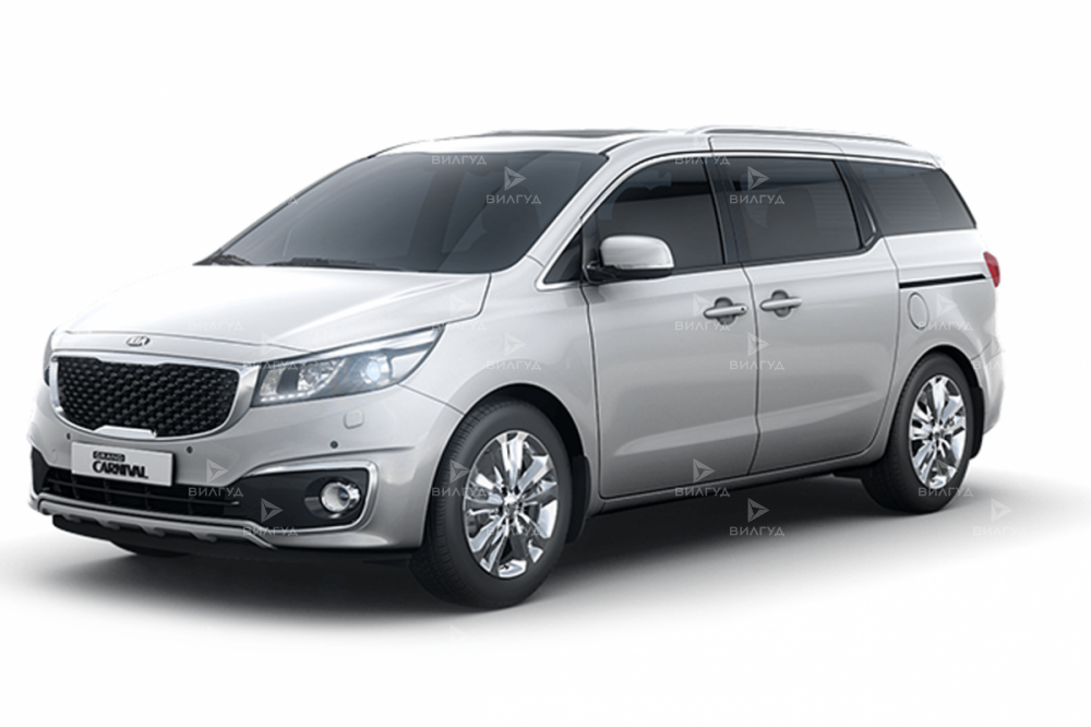 Замена масла в переднем и заднем дифференциале KIA Carnival в Волгограде